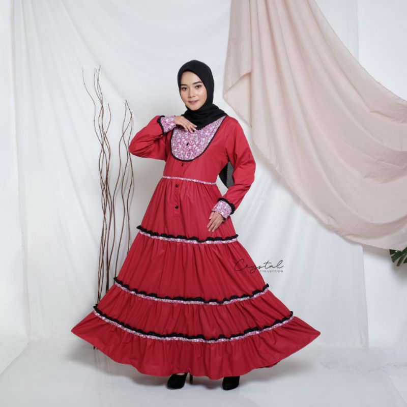 GAMIS TUNEECA Replika ROMPI SAKU TULIP