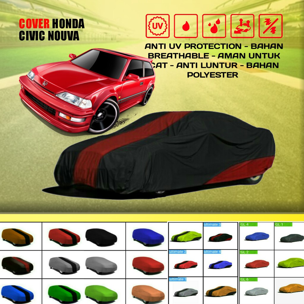 Cover Sarung Penutup Mobil Civic Nouva Outdoor New 2021 Indoor Anti Panas 2010 Murah Berkualitas