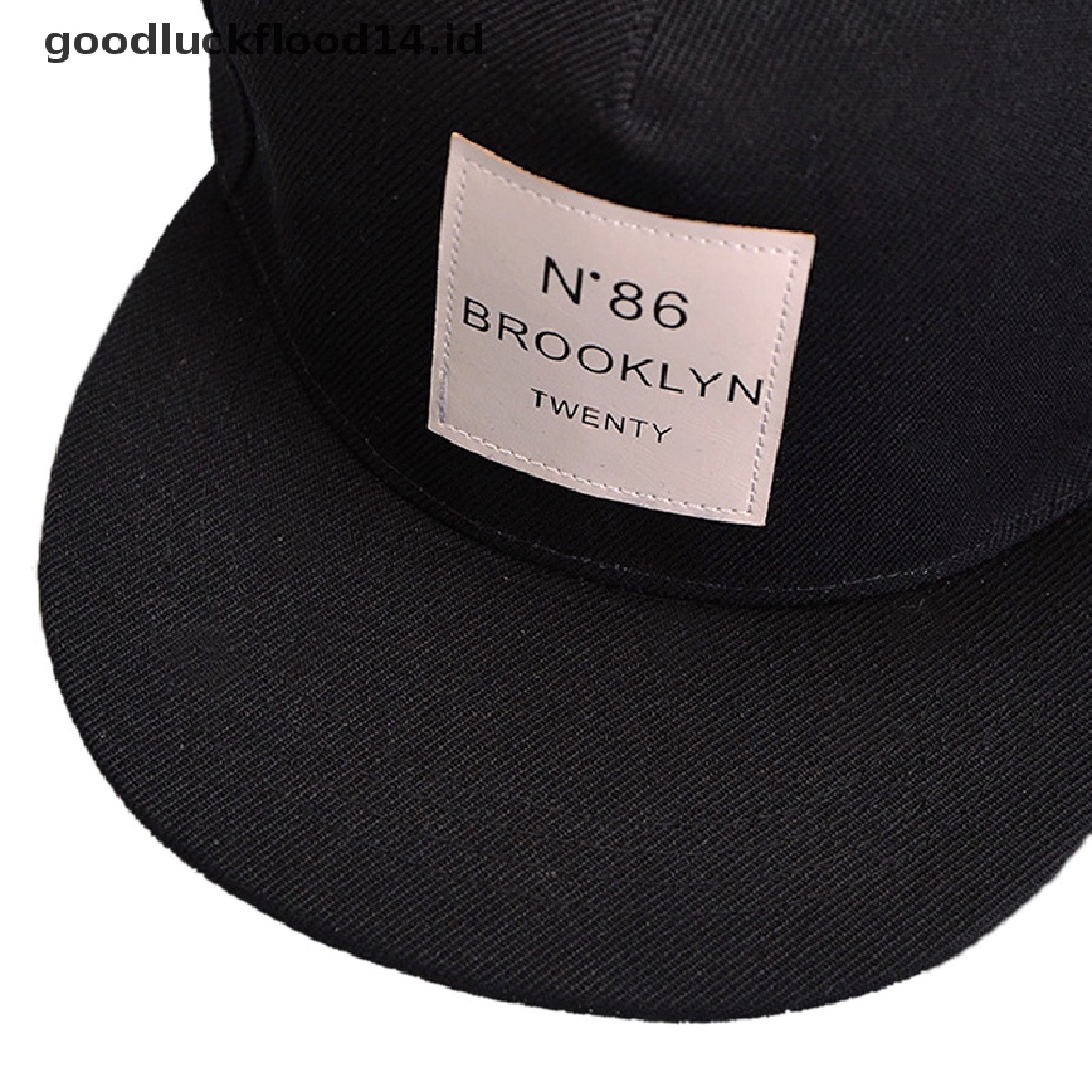 [OOID] New Women Men BROOKLYN Letters Solid Color Patch Baseball Cap Hip Hop Caps ID