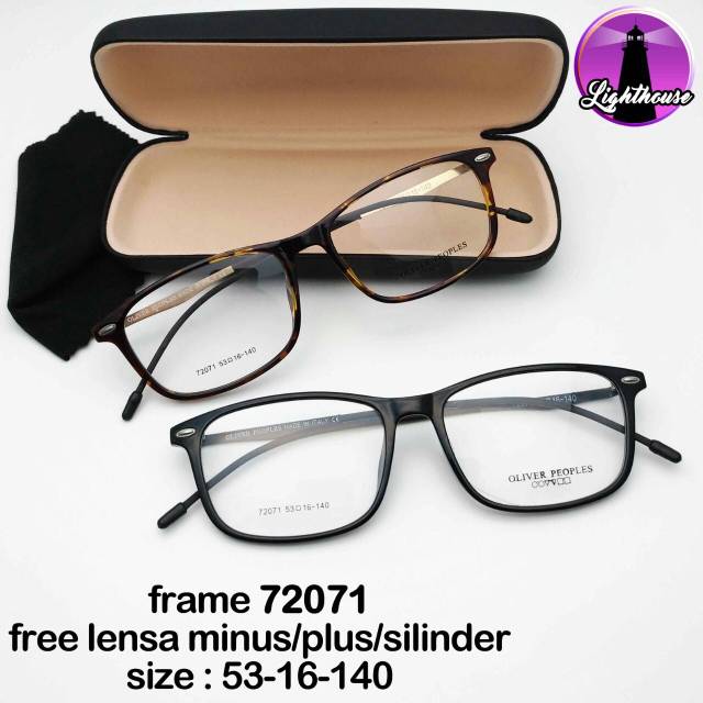 Frame Kacamata Baca Minus Pria Wanita Keren op72071