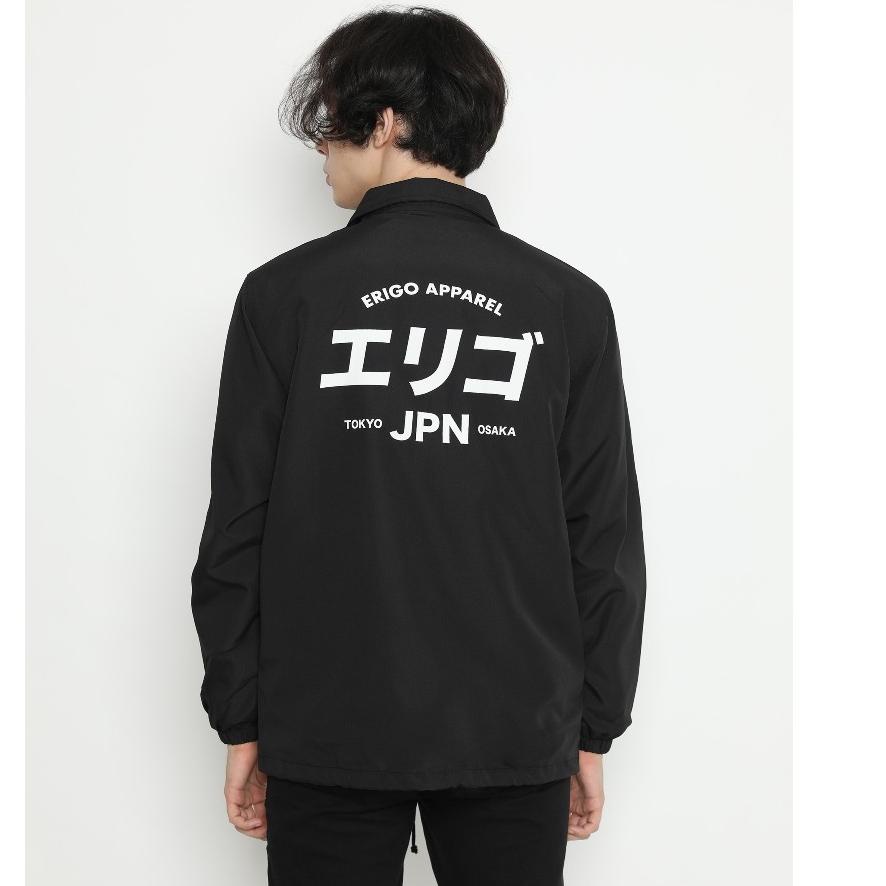 Hot Sell.. Erigo Coach Jacket Fujinkai Black