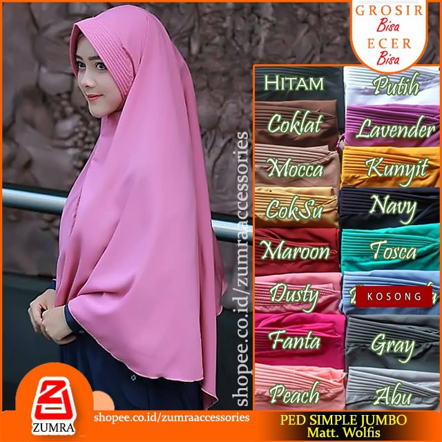 Jilbab Instan Najma 1 Slup Praktis Model Cantik Instant Pad Anti Tembem Antem Termurah Lebaran