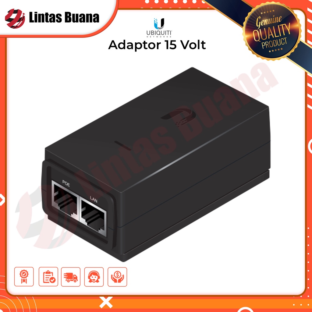 Adaptor Intergrated POE 15 Volt UBNT POE-15-12W