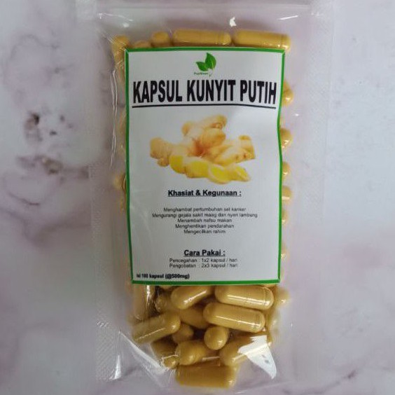 Kapsul Kunyit Putih/Kapsul Kunir Putih