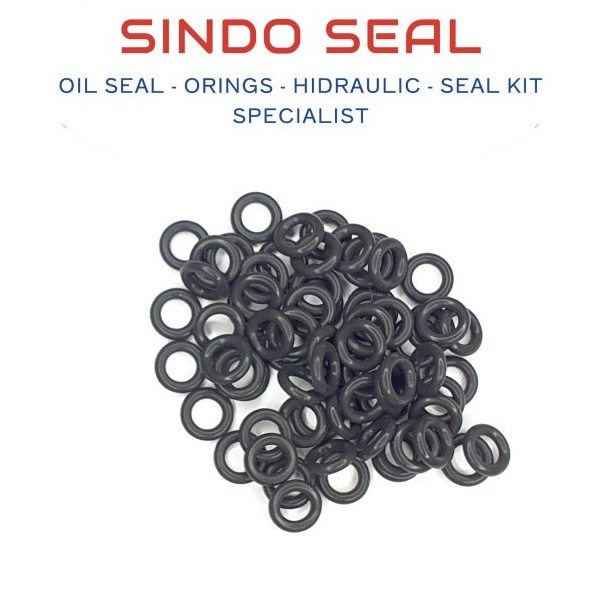 ORING SEAL SIL 1.5X9 1.5*9 1,5 X 9 NBR NBR70 NBR90 FKM TAHAN PANAS