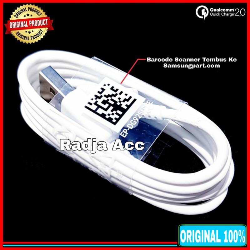 Kabel Data Samsung Galaxy Note5 S6 S7 EDGE Original 100% Fast Charging Micro USB