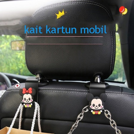 Kait mobil kursi mobil kembali kartun kreatif lucu kursi belakang mobil multi-fungsional kait kecil di mobil, kait payung Penyimpanan dan finishing untuk meningkatkan ruang interior