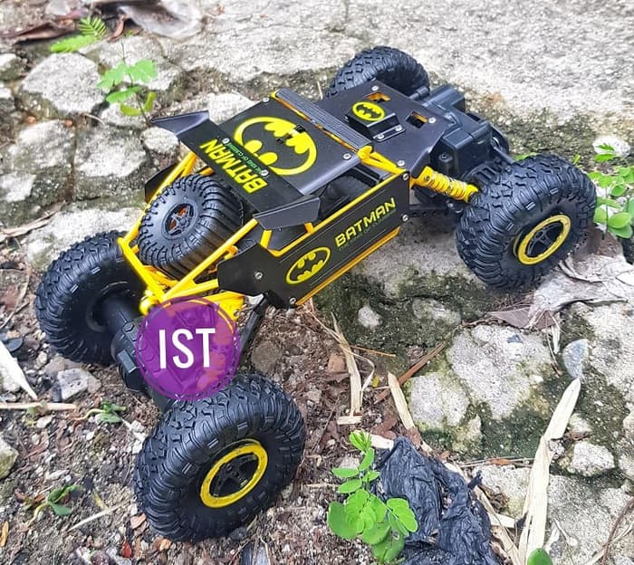 POIN ITN RC Mobil Avenger Rock Crowler 4 WD Batman Hitam Kuning