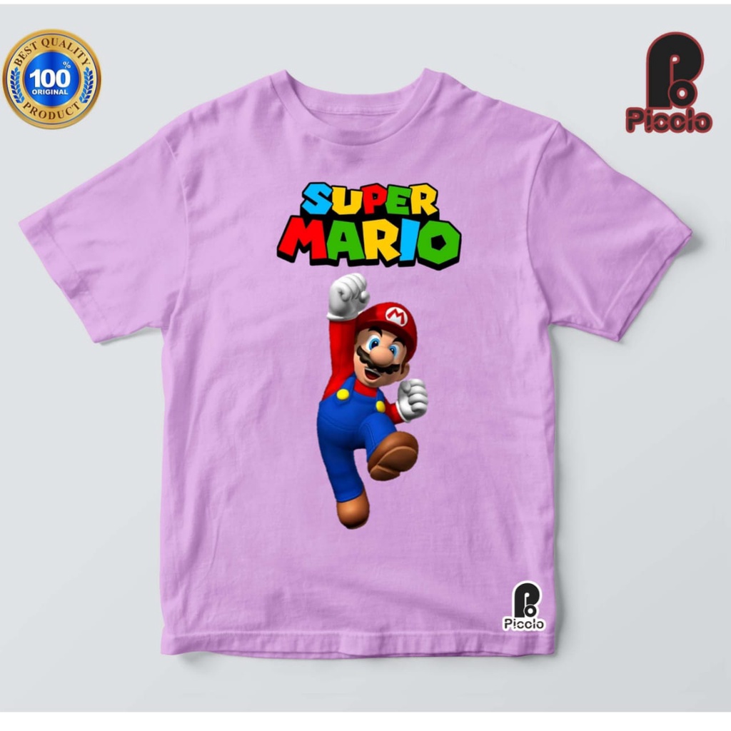 BAJU ANAK KOAS ANAK SUPER MARIO ATASAN ANAK