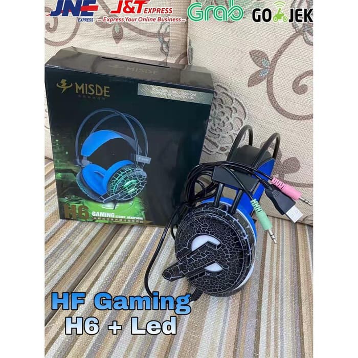 Headset HF BANDO GAMING MISDE H6 PLUS LED ACC