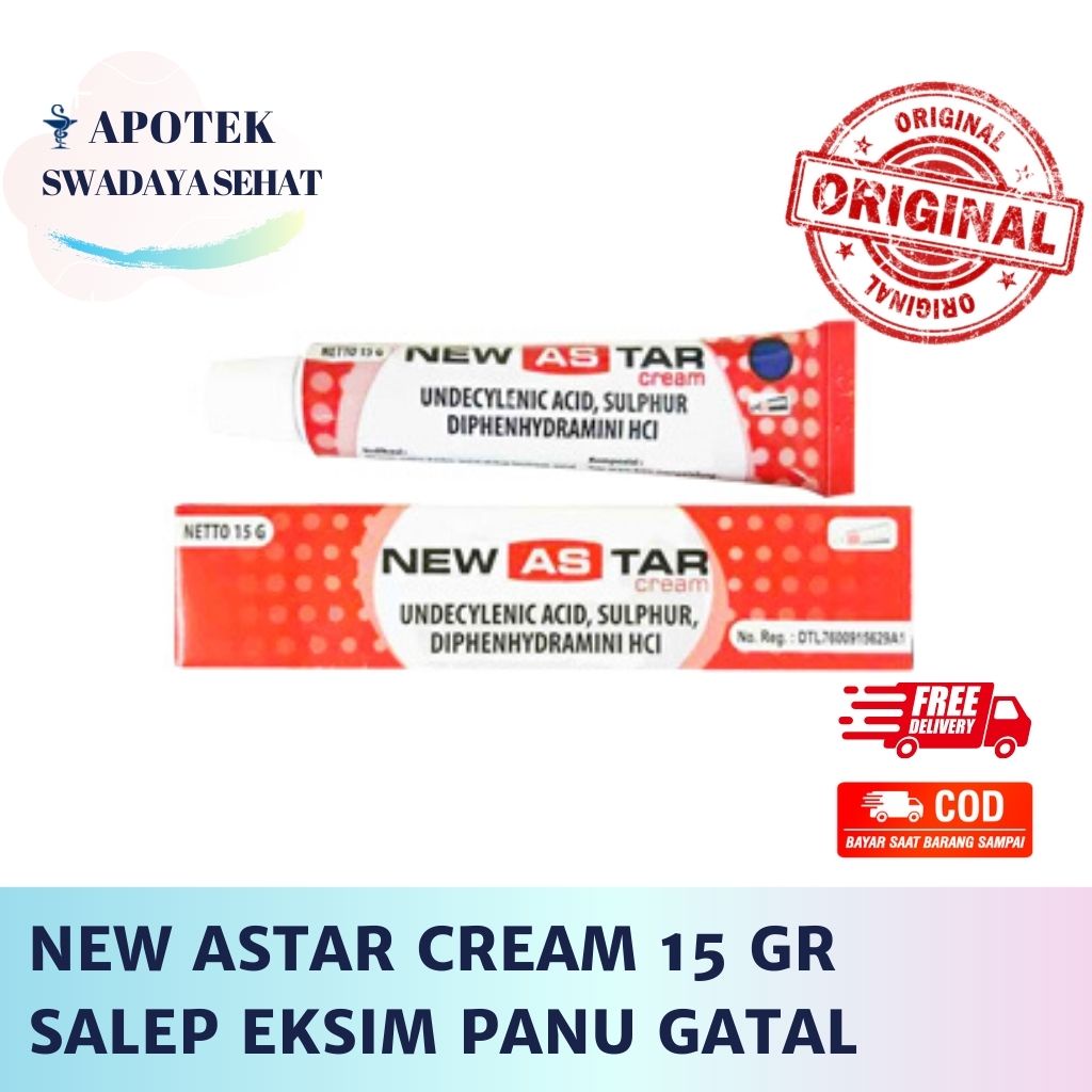 NEW ASTAR Cream 15 GR - Salep Gatal Keringat Infeksi Panu Kudis Eksim