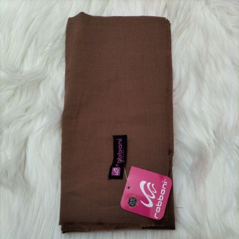 Kerudung Segiempat Rabbani Arabia-Coklat 389