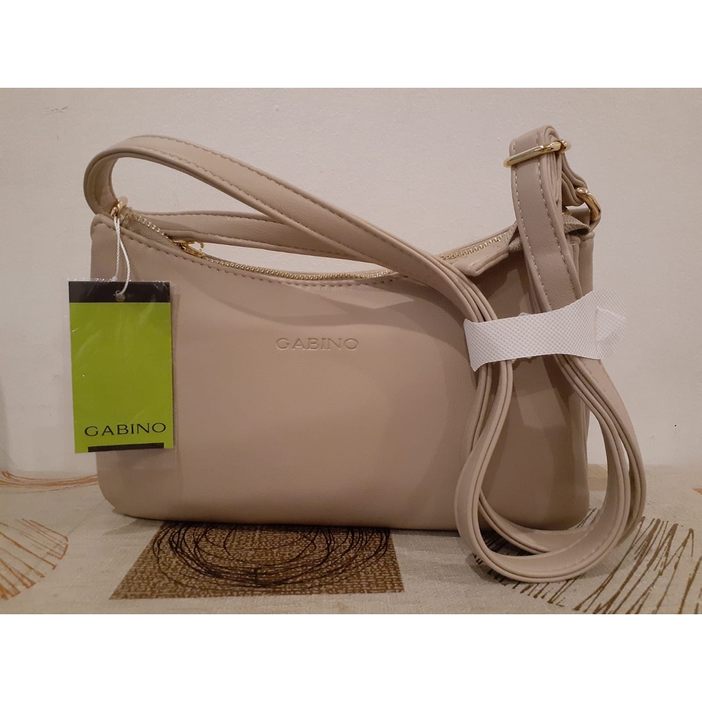 Tas Wanita Gabino Original Satchel Selempang Casual Peony - G4AB1024 - Warna Cream