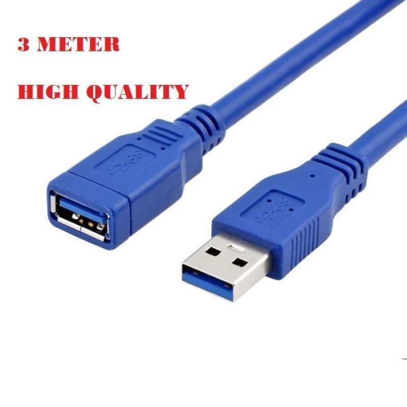 Usb-A 3.0 extension cable nyk 3m Am-Af 5Gbps - Kabel usb3.0 male female 3 meter