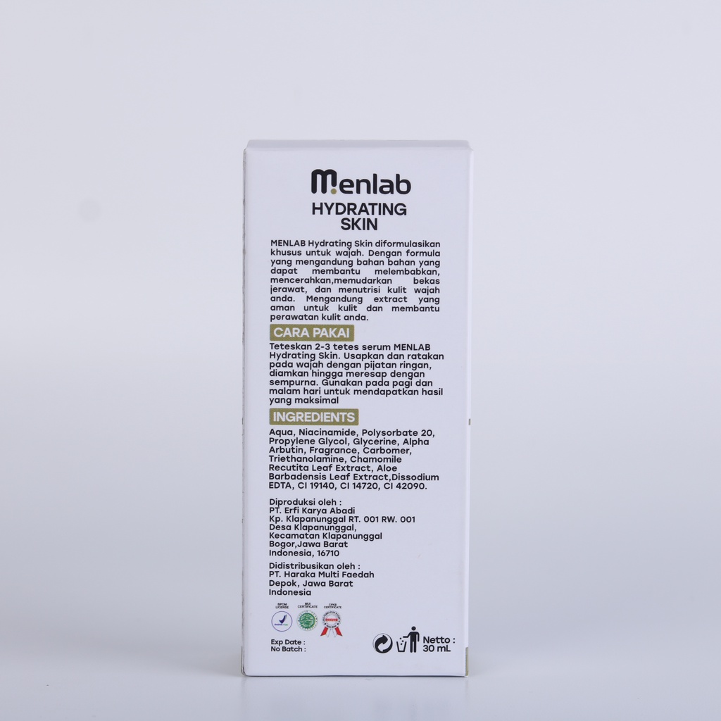 Serum Menlab Hydrating Skin 30ml Original