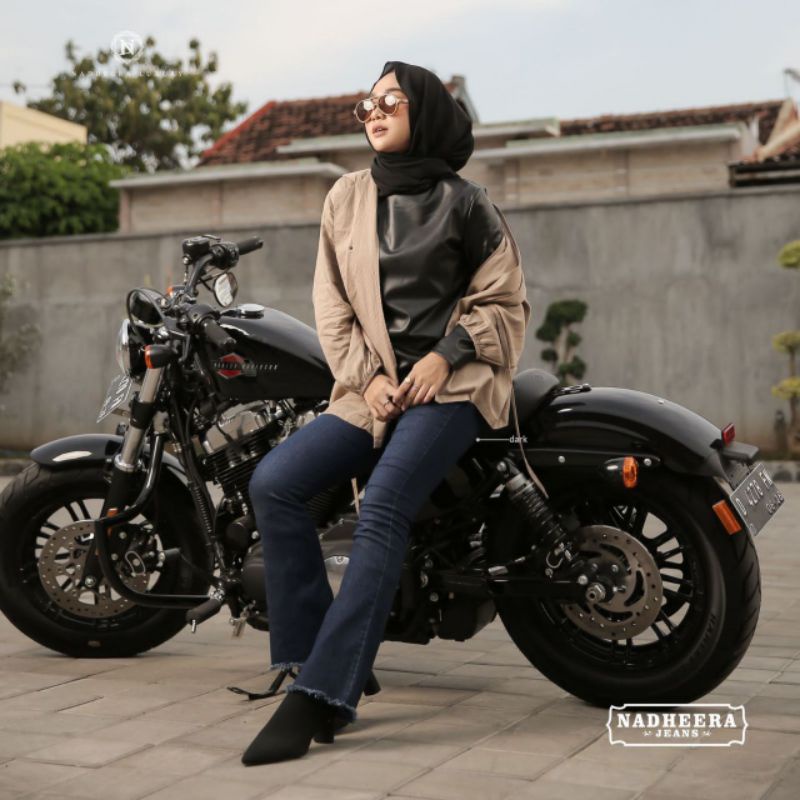 Cutbray jeans by Nadheera Luxury