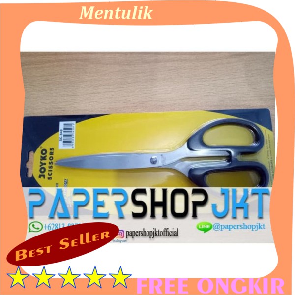 

LIMITED EDITION!!! GROSIR Gunting Besar Joyko SC 848 STAINLESS STEEL