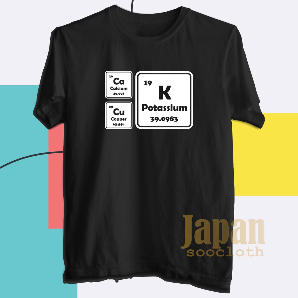 Kaos CakCuk - Kaos Distro Tabel Kimia - Kaos Pria Jancukers