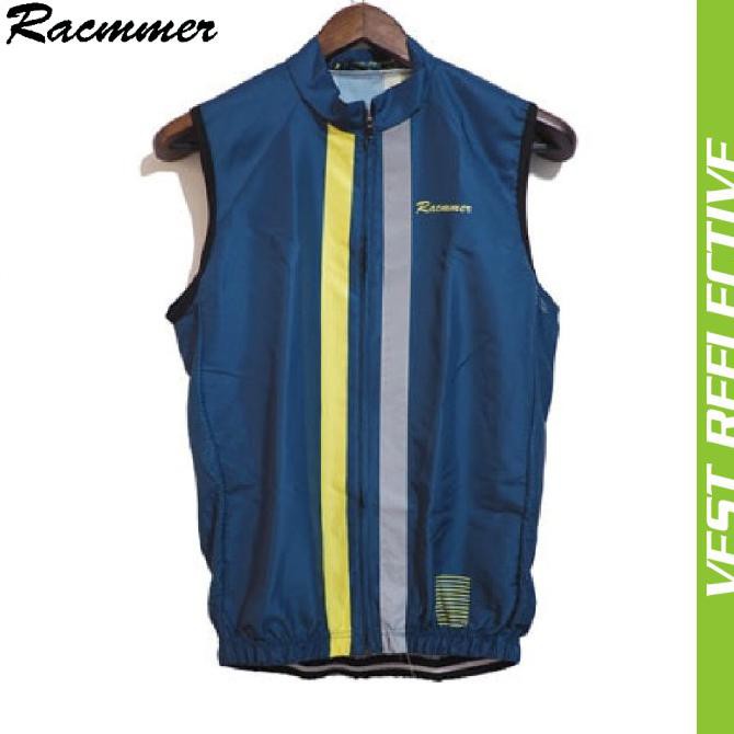 TERLARIS  Navy Blue -Lightweight Cycling Vest Racmmer Original Gilet Full Zip 24 - S