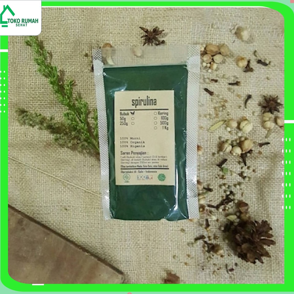 

SPIRULINA BUBUK 100 GRAM - Arthrospira Platensis - MURNI - JSR