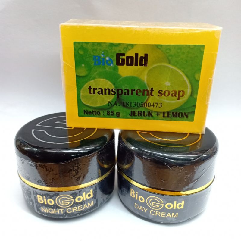 [ ORIGINAL ] PAKET BIO GOLD WHITENING CREAM 3in1 ORIGINAL