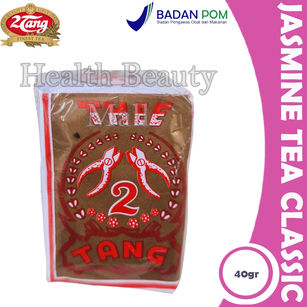 

2Tang THEE Hijau Classic Bubuk 40Gram - 2 Tang Teh Melati Klasik Awur Tubruk 40 gr 40gr 40 gram Tea