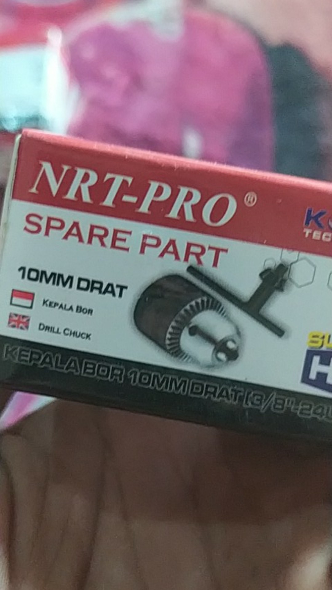 Kepala Bor Kunci Chuck Drat 10 Mm Drat 3/8 Inch Dan 13mm Drat 1/2 Inch Drill Chuck Part Mesin Bor