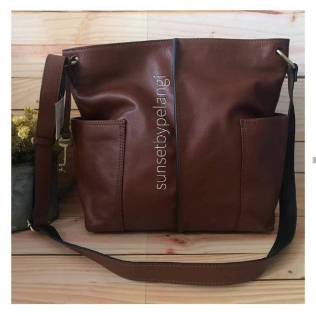 Tas Fossil Lane Crossbody Brown