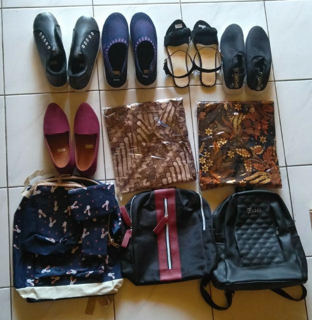 Kemeja Batik Pria Lengan Panjang Size M L Xl Xxl  Bswart Batik Hrb026 Kenongo Hem Panjang Padi