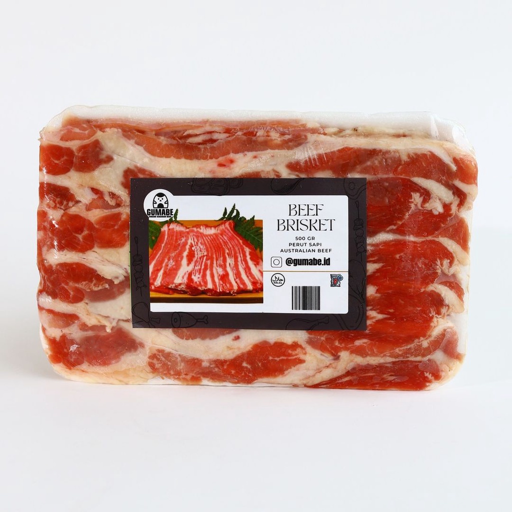 

Daging Sapi Slice Beef Brisket - 500 GRAM - READY STOCK