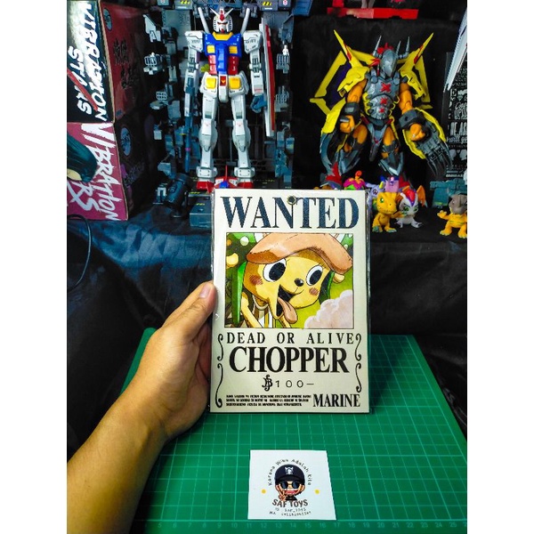 Jual POSTER BOUNTY CHOPPER BAHAN KAYU Shopee Indonesia
