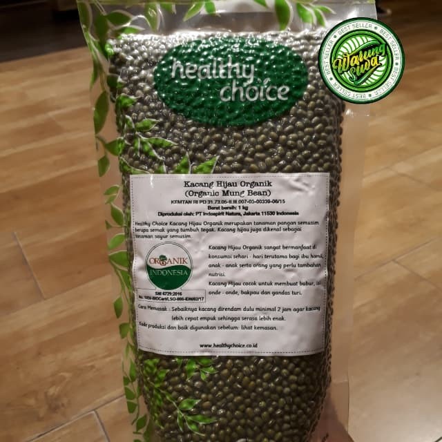 

healthy choice kacang hijau organik 1 kg