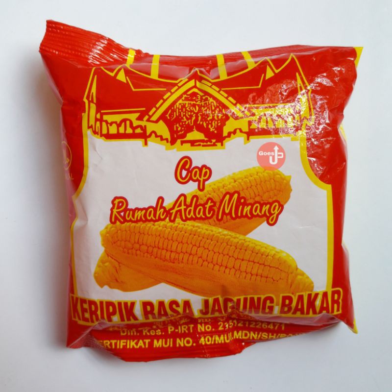 

Keripik Singkong Rasa Jagung Bakar Cap Rumah Adat Minang - 20 bks