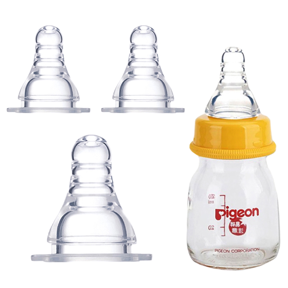 Pigeon Standar Bayi Puting Mulut Silikon Bayi Baru Lahir  Kaliber Susu Asli (S / M / L / X)