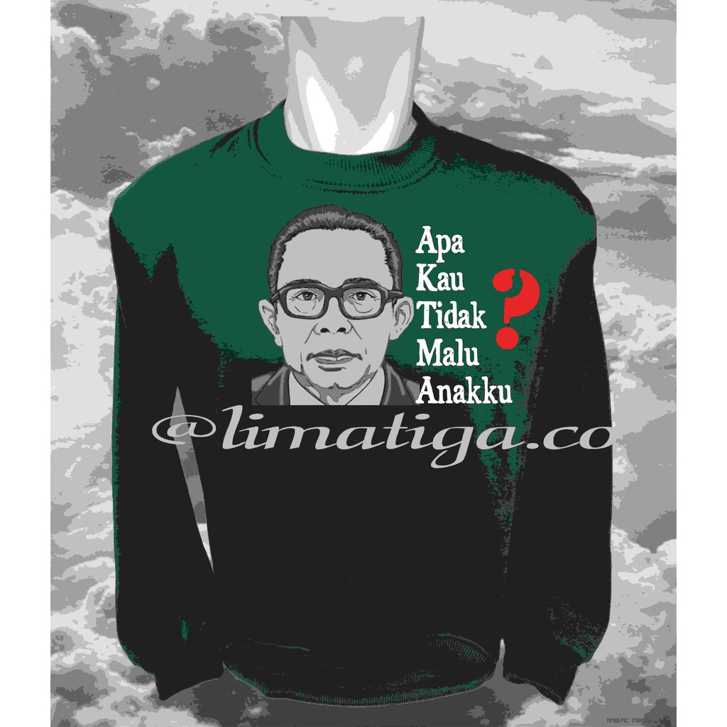 Jaket Sweater Crewneck HMI Bahan Fleece Gramasi 80 Cocok Untuk Hadiah Kado Kanda Yunda Free Design S