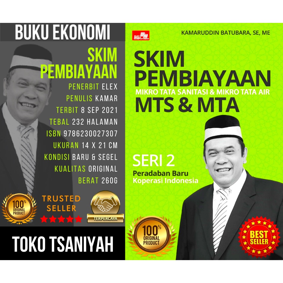 Buku Koperasi Indonesia Skim Pembiayaan Mikro Tata Sanitasi MTS MTA Kamaruddin Batubara Ekonomi