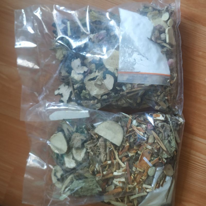 Qing Fei Pai Du Tang /Ramuan Herbal 21 macam
