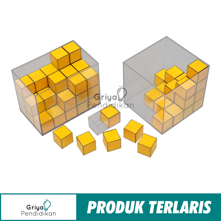 Alat Peraga Matematika Model Volume Kubus Balok Kubus Satuan Shopee Indonesia