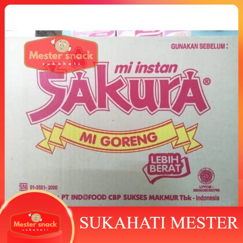 Mie instant Sakura Goreng 1 dus