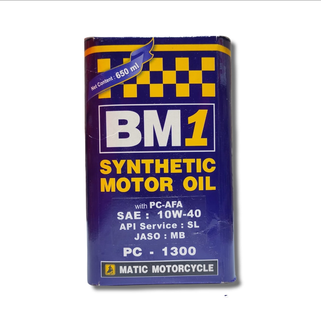 OLI MESIN BM1 MATIC METIK SCOOTER 650 ML 0.65ML LITER 10W-40 PC-1300