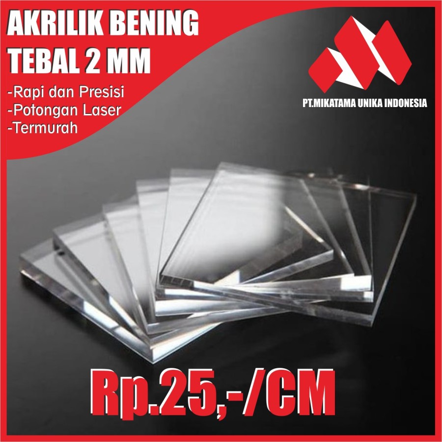 

Akrilik Potongan A5 Bahan 2mm