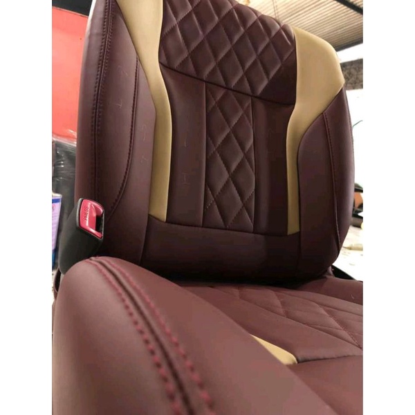 Sarung jok mobil Inova Xpander Fajero Terios dll bahan mbtech