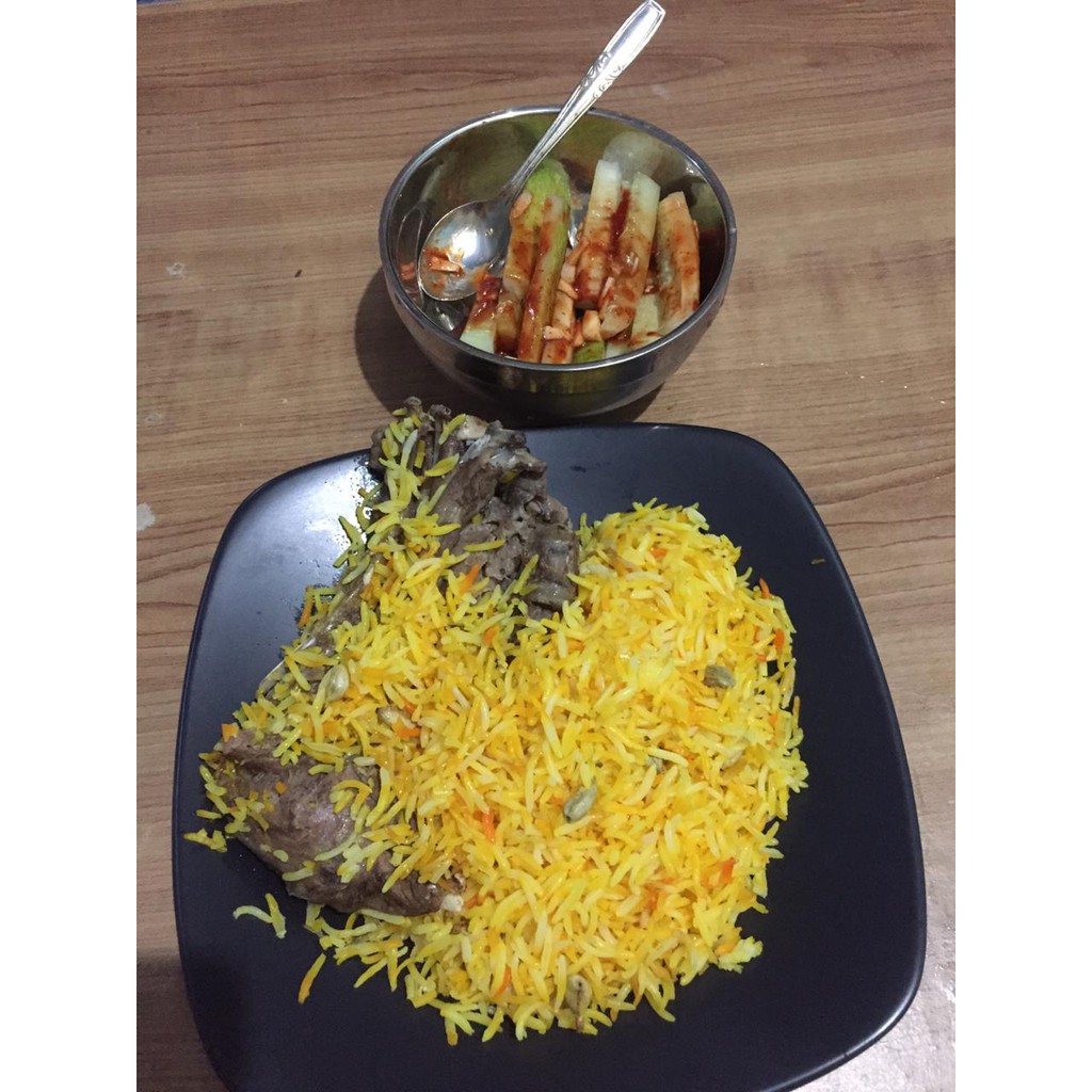 

kebuli Frozen (Kebuli Kambing + Nasi Brasmati)