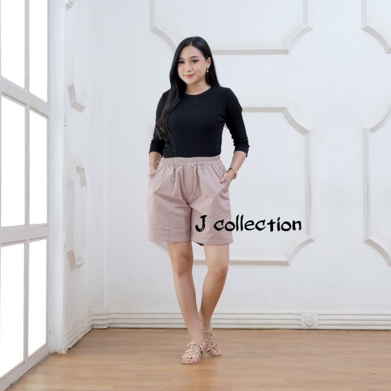 Hotpants/Celana Pendek Wanita full Karet/Short Pants Korea Style