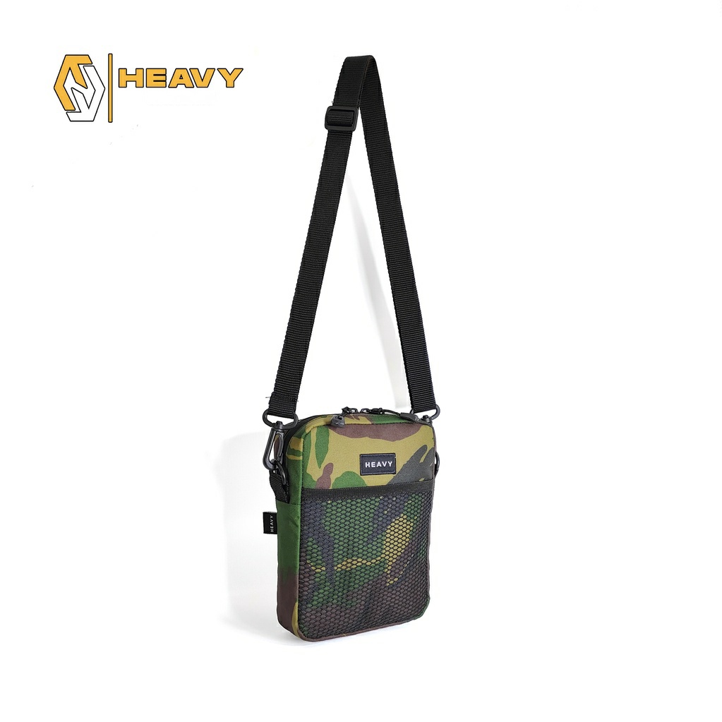 Tas Selempang Pria Heavy Original Elgano Series Loreng - Sling Bag Heavy Premium - Tas Pria Cross body