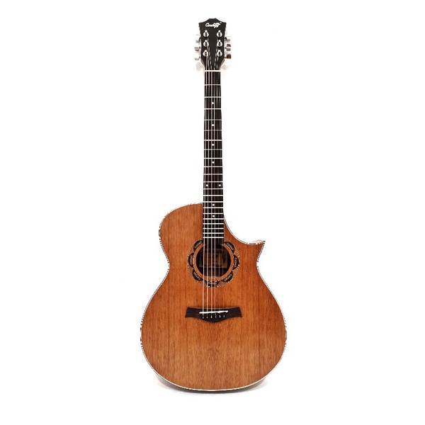 Gitar Akustik Merk Cowboy Original Tipe JW-235 NS Warna Coklat Senar String Trusrod Murah Jakarta