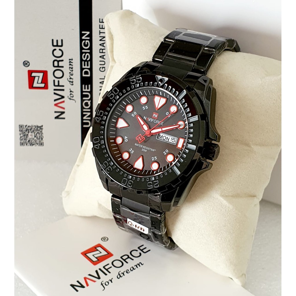 NAVIFORCE / JAM TANGAN PRIA TERBARU , JAM TANGAN PRIA RANTAI,NAVIFORCE NF9105 ORIGINAL