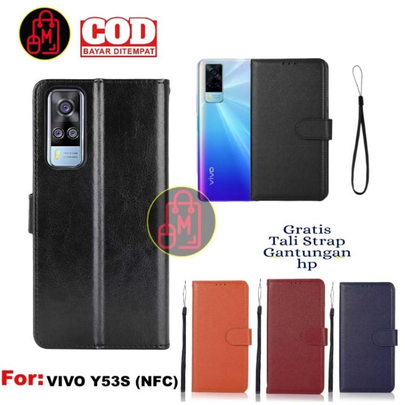 Vivo Y53S 4G (NFC) - Dompet Hp Untuk Vivo Y53S 4G ( NFC) Leather Flip Case Vivo Y53S 4G (NFC)