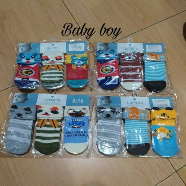 kaos kaki bayi Carter 'S / Mamynice isi 3 pcs