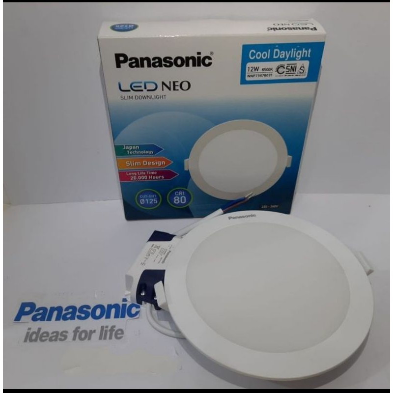 Panasonic Led Panel Downlight Led  12 watt 12W